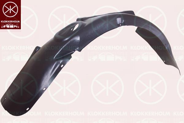 Liner, wheelhouse, Plastic, Right Front, 3U0809958 (SKODA)