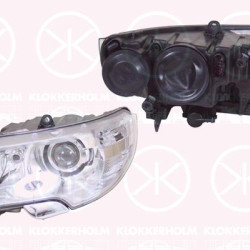 Headlight, Left, Illuminance [lx]: 30, Bi-Xenon, without lettering: Superb, with cornering light, with control unit for xenon, with motor for headlamp levelling, Hella, 3T1941015B (SKODA), 3T1941015E (SKODA), 3T1941017B (SKODA), 3T1941017E (SKODA)