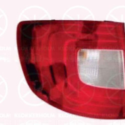 Tail Light Assembly, Left, LED, P21W, PY21W, with bulb holder, OLSA, 3T9945095A (SKODA), 3T9945111A (SKODA)