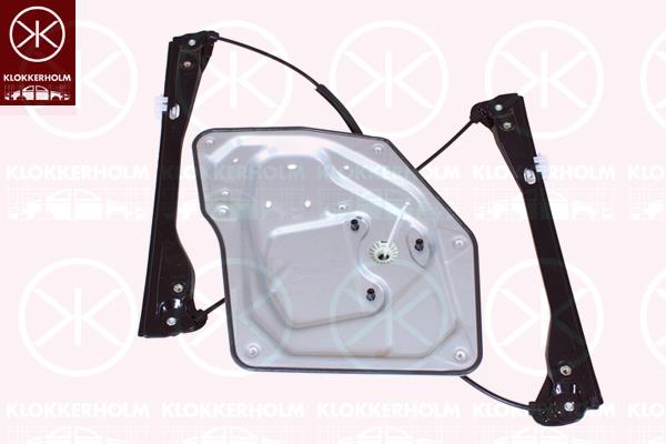 Window Regulator, 4/5-drs, OE-type, without electric motor, Electric, Right Front, 3T0837462 (SKODA), 3T0837462A (SKODA)