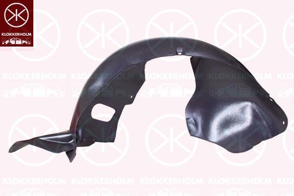 Liner, wheelhouse, Plastic, Left Front, 3T0809957A (SKODA), 3T0809957E (SKODA)