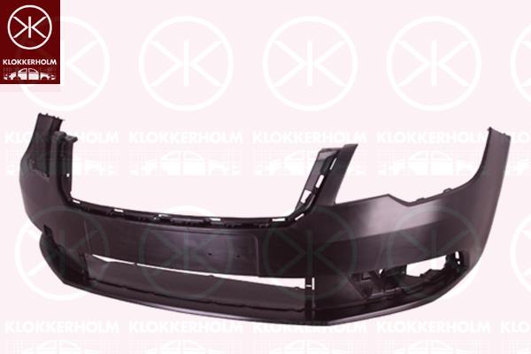 Bumper, Front, Smooth, 3T0807221K (SKODA), 3T0807221L (SKODA), 3T0807221M (SKODA)