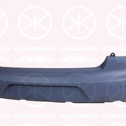 Bumper, w/primer, Rear, 3T5807421 (SKODA)