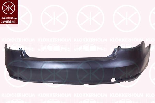 Bumper, w/primer, Rear, 3T5807421A (SKODA), 3T5807421B (SKODA)