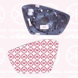 Mirror Glass, exterior mirror, Left, Automatic dimming, for vehicles with blind spot assistant, Heatable, Number of pins: 6, 3V0857521H (SKODA), 3V0857521K (SKODA), 3V0857521M (SKODA)