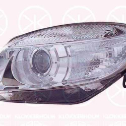 Headlight, H7, with motor for headlamp levelling, Left, Illuminance [lx]: 12.5, 5J1941015A (SKODA), 5J1941017A (SKODA)