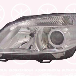 Headlight, H7/H7, with motor for headlamp levelling, Right, Illuminance [lx]: 25, 5J1941016D (SKODA), 5J1941018D (SKODA)