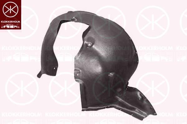 Liner, wheelhouse, Plastic, Left Front, 5L0809957 (SKODA)