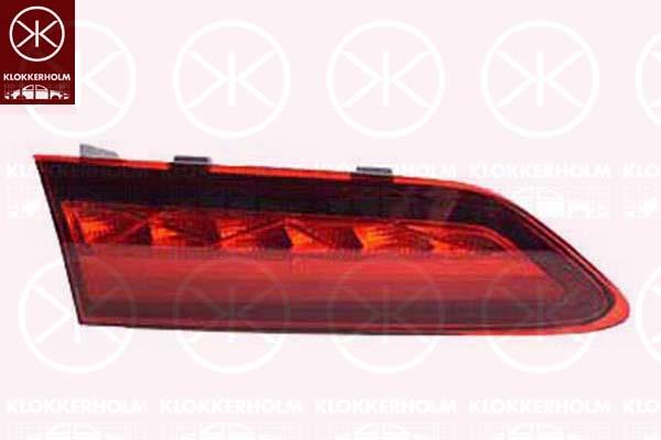 Tail Light Assembly, Right, Inner Section, LED, with bulb holder, Varroc, 57A 945 308 (SKODA), 57A945308 (SKODA)