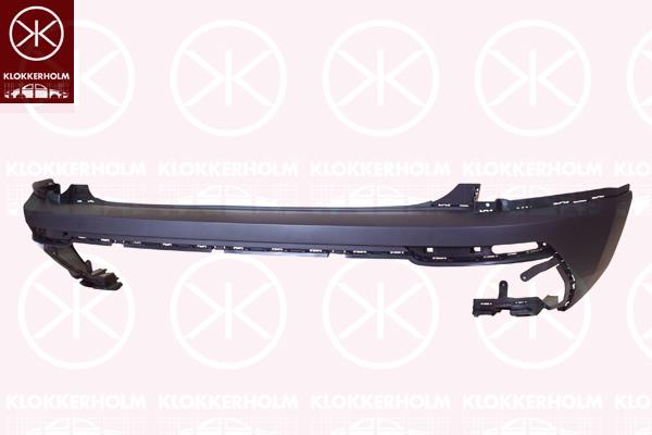 Bumper, Rear, Smooth, Upper section, 57A8075219B9 (SKODA)