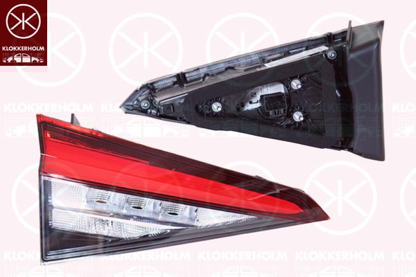 Tail Light Assembly, Left, Inner Section, LED, Valeo, 565945307B (SKODA)