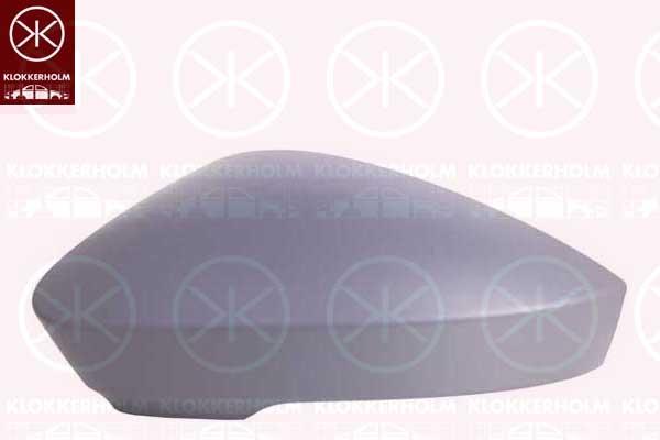 Housing, exterior mirror, Left, w/primer, 565857537AGRU (VW), 565857537AGRU (SKODA)