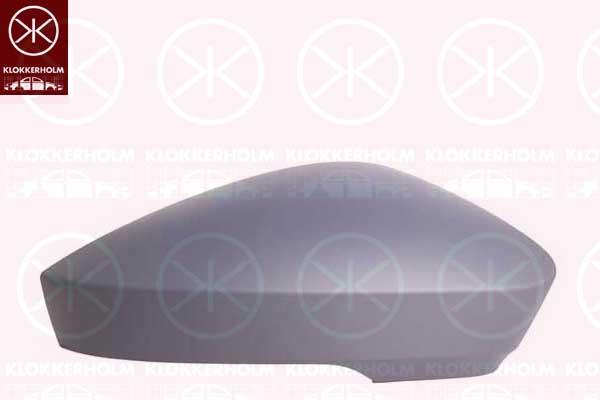 Housing, exterior mirror, Right, w/primer, 565857538AGRU (VW), 565857538AGRU (SKODA)