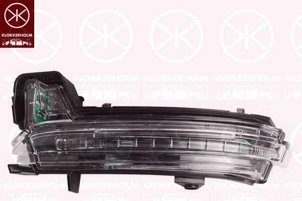 Direction Indicator, Left, Exterior Mirror, LED, 565949101 (VW), 565949101 (SKODA)