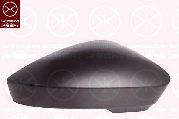 Housing, exterior mirror, Right, black, 5658575389B9 (VW), 5658575389B9 (SKODA)