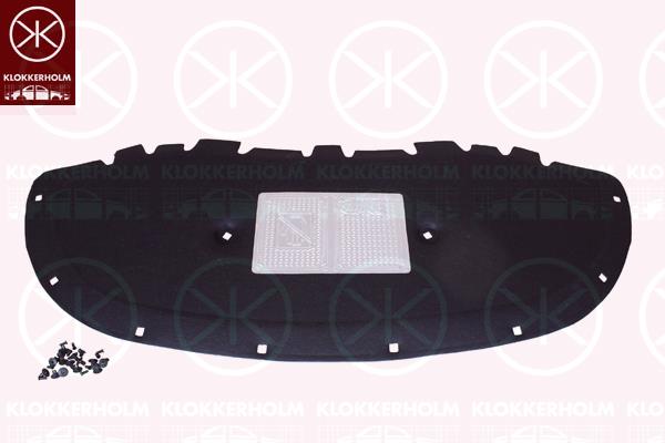 Engine Compartment Noise Insulation, Centre Section, Fitting Position: Bonnet, 565863831 (SKODA)