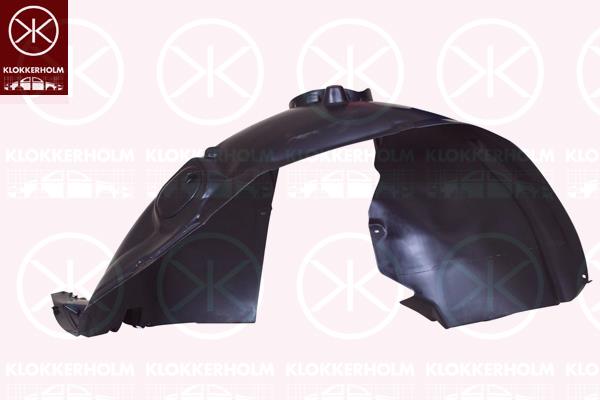 Liner, wheelhouse, Plastic, Left Front, 565809957B (SKODA), 565809958D (SKODA)