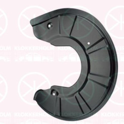 Splash Guard, brake disc, Front Axle Right, for brake disc diameter [mm]: 355, 104595101 (TESLA), 104595101B (TESLA)