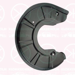 Splash Guard, brake disc, Front Axle Left, for brake disc diameter [mm]: 355, 104594501 (TESLA), 1045945-01-B (TESLA)