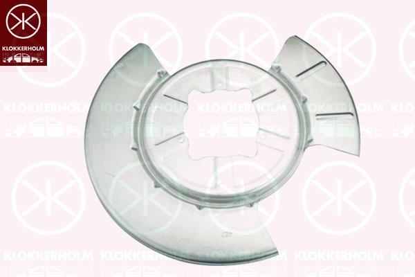 Splash Guard, brake disc, Rear Axle Left, for brake disc diameter [mm]: 365, 600643200A (TESLA), 6006432-00-A (TESLA)