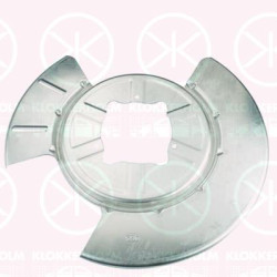 Splash Guard, brake disc, Rear Axle Right, for brake disc diameter [mm]: 365, 600643300A (TESLA), 6006433-00-A (TESLA)