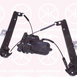 Window Regulator, 4-dr, without electric motor, Electric, Left Front, 109662000F (TESLA), 109662000H (TESLA), 109662000J (TESLA)