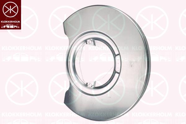 Splash Guard, brake disc, Front Axle, Diameter 1/Diameter 2 [mm]: 371/110, 104466200B (TESLA), 1044662-00-B (TESLA)