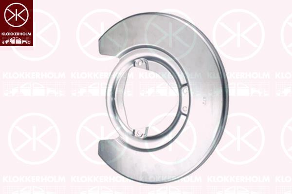 Splash Guard, brake disc, Front Axle, for brake disc diameter [mm]: 320, Diameter 1/Diameter 2 [mm]: 337/110, 104466100C (TESLA), 1044661-00-C (TESLA)