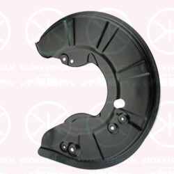 Splash Guard, brake disc, Front Axle Left, for brake disc diameter [mm]: 355, 102766101B (TESLA), 1027661-01-B (TESLA)