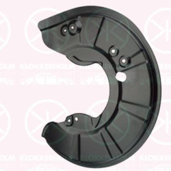 Splash Guard, brake disc, Front Axle Right, for brake disc diameter [mm]: 355, 102766201B (TESLA), 1027662-01-B (TESLA)