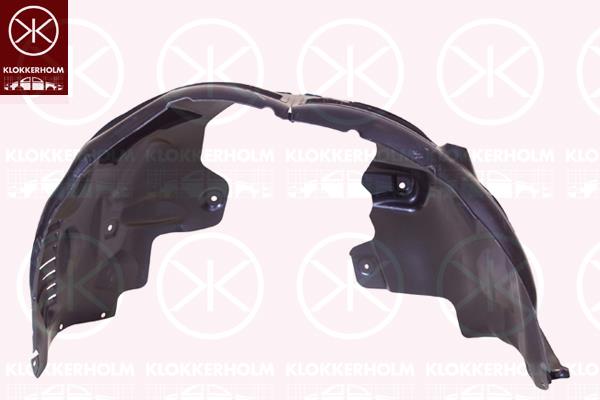 Liner, wheelhouse, Plastic, Left Front, Front Section, 149261300A (TESLA), 149261300B (TESLA), 149261300C (TESLA), 149261300D (TESLA)