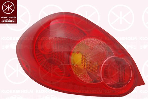 Tail Light Assembly, without bulb holder, Left, 81561 0H020 (TOYOTA)