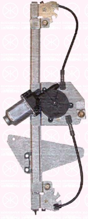 Window Regulator, 2/4-drs, with electric motor, Electric, Left Front, 69810 0H020 (TOYOTA), 9221 T8 (PEUGEOT), 9221 T8 (DS), 9221 T8 (CITROEN), 9222 T8 (DS), 9222 T8 (CITROEN)