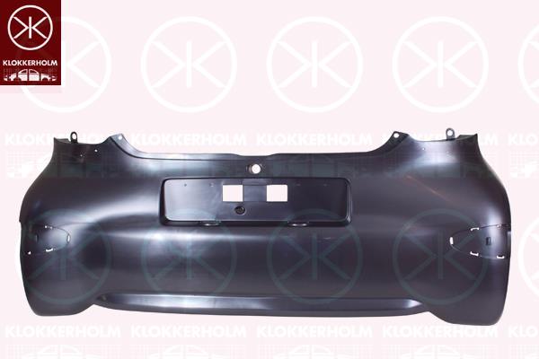 Bumper, Rear, Smooth, 52159 0H901 (TOYOTA)