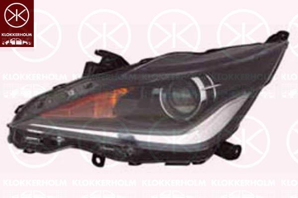 Headlight, Left, HIR2, with LED, without motor for headlamp levelling, 81170-0H130 (TOYOTA), 81170-0H131 (TOYOTA), 81170-0H190 (TOYOTA)