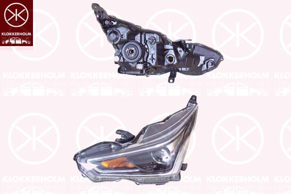 Headlight, Right, HIR2, P21W, with daytime running light (LED), without motor for headlamp levelling, 811300H210 (TOYOTA), 81130-0H210 (TOYOTA)