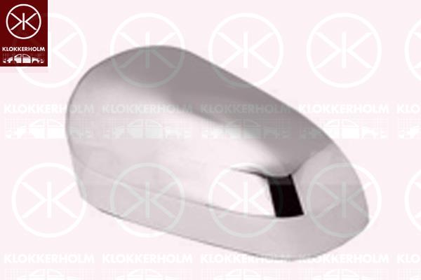 Housing, exterior mirror, Right, chrome, 879150H050 (TOYOTA), 879150H050 (DS), B0 007 982 80 (CITROEN), B000798280 (PEUGEOT)