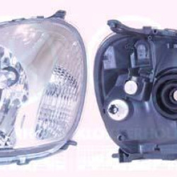 Headlight, H4, with motor for headlamp levelling, Valeo, Right, Indicator Colour: white, Illuminance [lx]: 12.5, 81130 0D080 (TOYOTA), 81130-0D080 (TOYOTA)