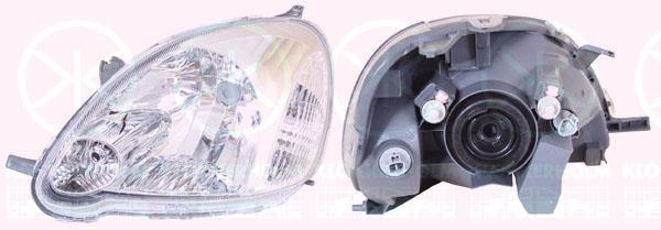 Headlight, Ichikoh, H4, with motor for headlamp levelling, Left, Indicator Colour: white, Illuminance [lx]: 17.5, 81150 52360 (TOYOTA)