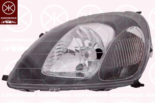 Headlight, Ichikoh, H4, with motor for headlamp levelling, Left, Illuminance [lx]: 20, Housing Colour: black, 81150 52120 (TOYOTA)