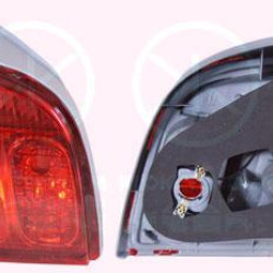 Tail Light Assembly, without bulb holder, Koito type, red, Left, 81560 52320 (TOYOTA)