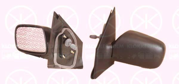 Exterior Mirror, Control: cable pull, Convex, Right, 87910 52151 (TOYOTA), 87910 52280 (TOYOTA)