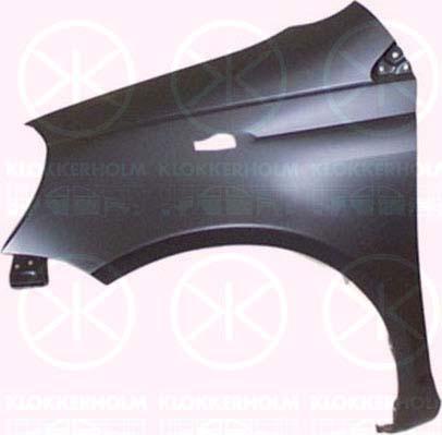 Wing, Right Front, with hole for direction indicator, 53811 0D010 (TOYOTA)