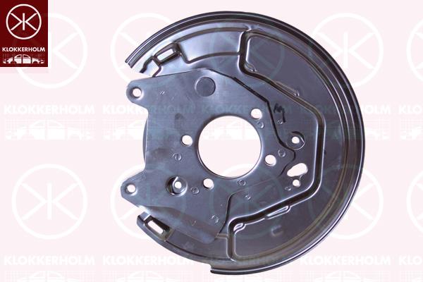 Splash Guard, brake disc, Front Axle Left, for brake disc diameter [mm]: 255, 47782-0D010 (TOYOTA), 47782-52020 (TOYOTA), 4778252020 (TOYOTA)