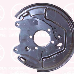 Splash Guard, brake disc, Front Axle Left, for brake disc diameter [mm]: 255, 47782-0D010 (TOYOTA), 47782-52020 (TOYOTA), 4778252020 (TOYOTA)