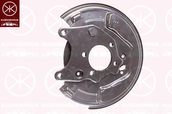 Splash Guard, brake disc, Rear Axle Left, 4650452012 (TOYOTA), 4650452013 (TOYOTA)