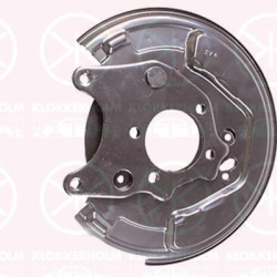 Splash Guard, brake disc, Rear Axle Left, 4650452012 (TOYOTA), 4650452013 (TOYOTA)