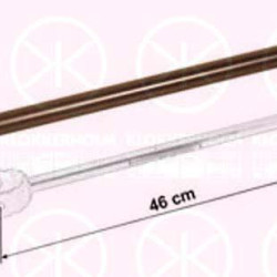 Link/Coupling Rod, stabiliser bar, Rear Axle both sides, Trailing Arm, Guide Rod, Length [cm]: 46, 48780 12080 (TOYOTA)