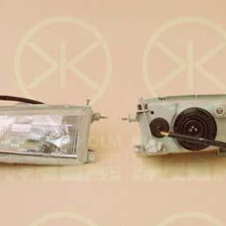 Headlight, H4, for vehicles with headlight levelling, with motor for headlamp levelling, T.Y.C, Left, Illuminance [lx]: 12.5, 81150 1A531 (TOYOTA), 81150 1E531 (TOYOTA)