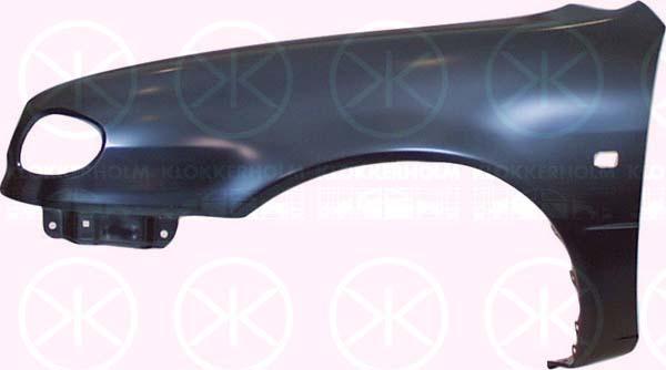 Wing, Left Front, with hole for direction indicator, 53812 02060 (TOYOTA), 53812 02070 (TOYOTA), 53812 1H880 (TOYOTA)